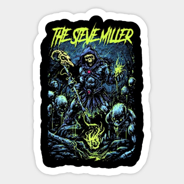 THE STEVE MILLER BAND MERCHANDISE Sticker by Rons Frogss